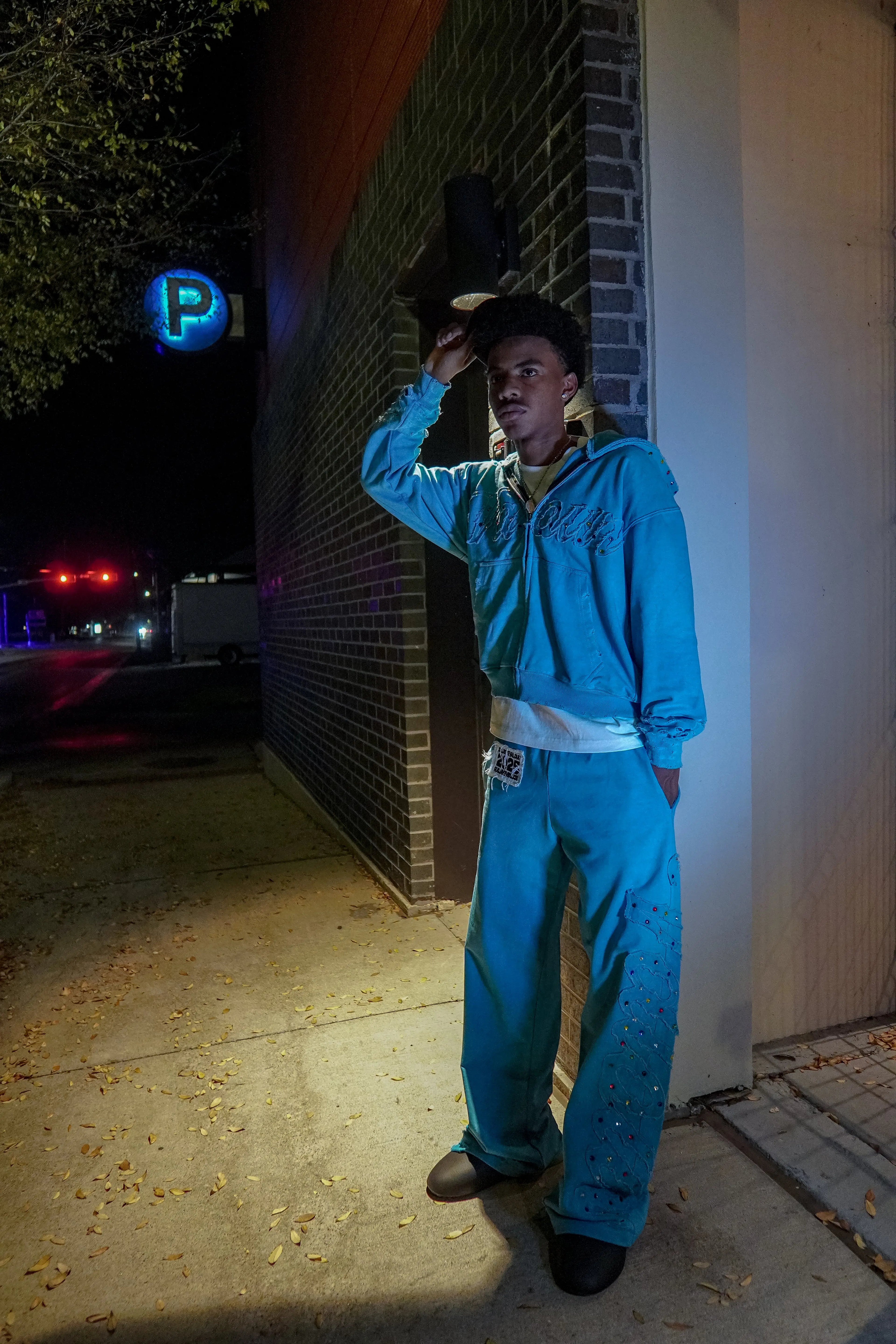 “Heaven” Gemstone Zip Up Xclusive Valour