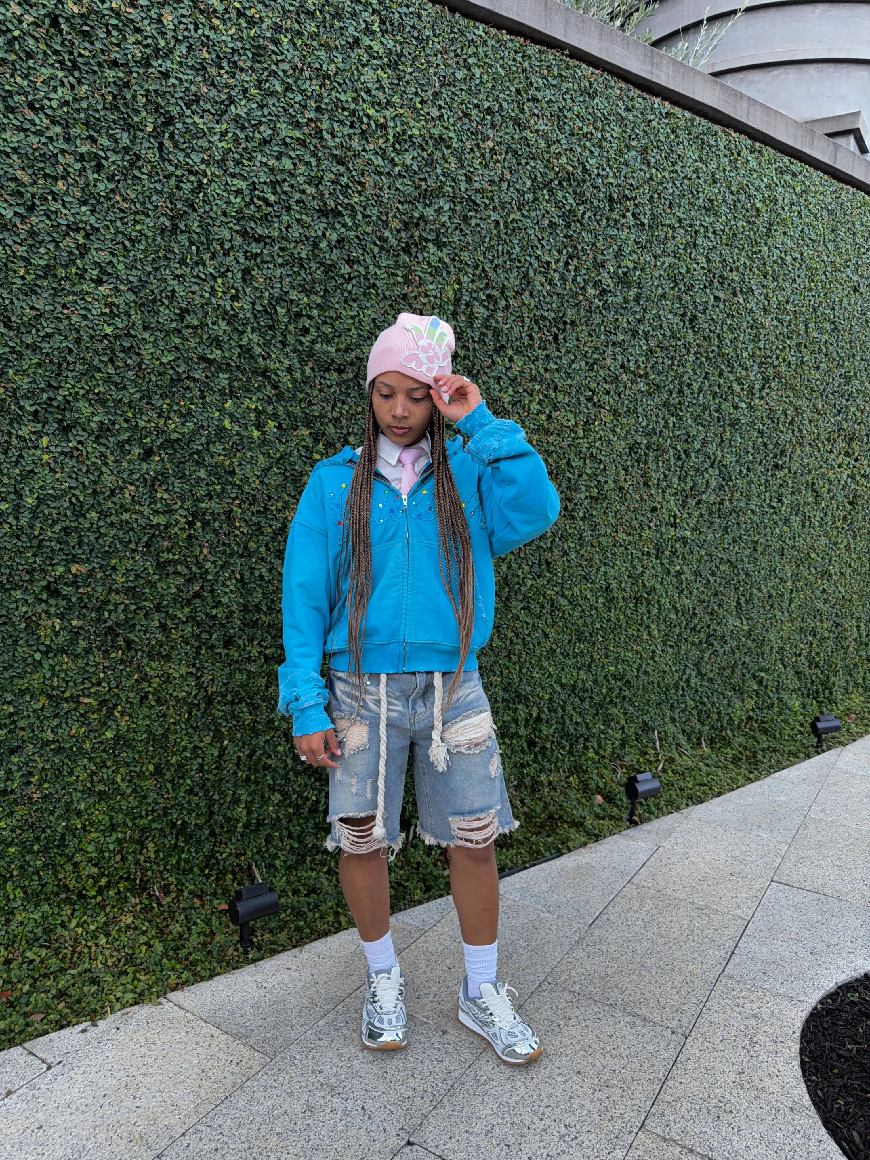 “Heaven” Gemstone Zip Up Xclusive Valour